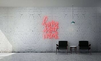 Home Sweet Home Heart Neon Sign