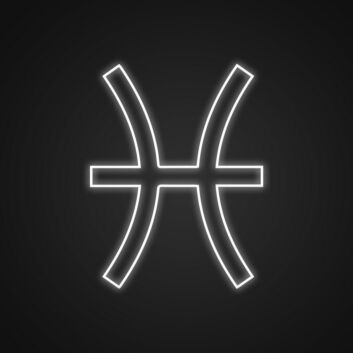 Pisces Neon Sign for Horoscope Lovers