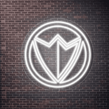 Falcon Neon Sign V2 for Bird Lovers