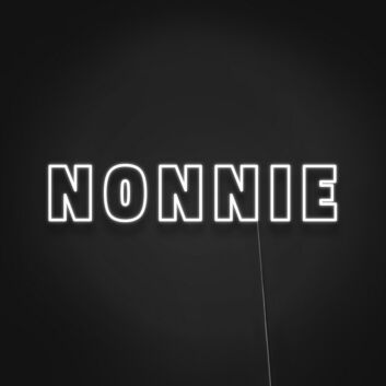 Nonnie Neon Sign for Personalized Decor