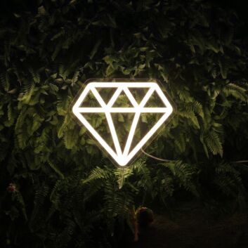 Diamond Neon Sign for Luxury Decor