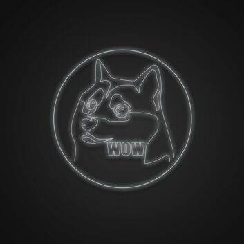 Doge Coin Sign Neon Sign for Cryptocurrency Lovers