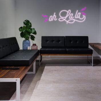 Oh La La Neon Sign for Romantic Spaces