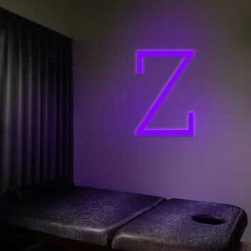 Letter Z Neon Sign for Unique Names