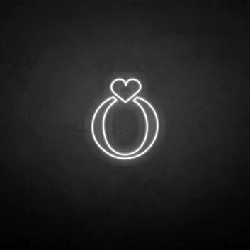 &#39;Ring&#39; neon sign