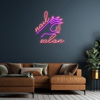 Nail Salon Neon Sign for Beauty Salons