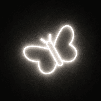 Butterfly Neon Sign Perfect for adding a whimsical touch to any room