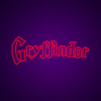 Gryffindor Neon Sign Must-have decor for Harry Potter fans