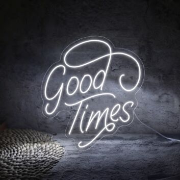 Good Times Neon Sign Create good vibes with this fun sign