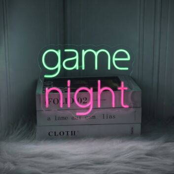 Game Night Neon Sign Perfect for game rooms and family fun nights