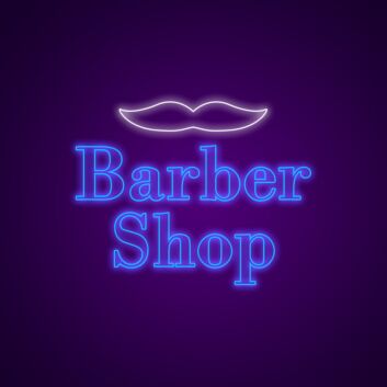 Barbershop Neon Sign Attract more customers to your barbershop