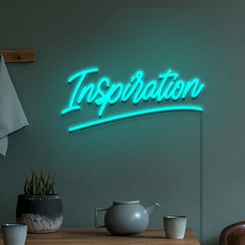 Inspiration Neon Sign Inspire yourself with this motivational sign