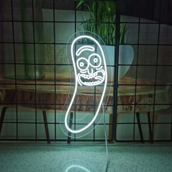Pickle Rick Neon Sign Ideal for fans of Rick and Morty