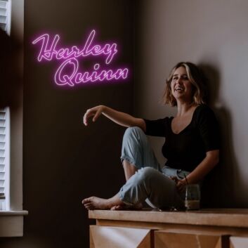 Harley Quinn Neon Sign Perfect for comic book fans