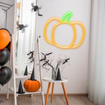 Pumpkin Custom Neon Sign Perfect for Halloween decorations