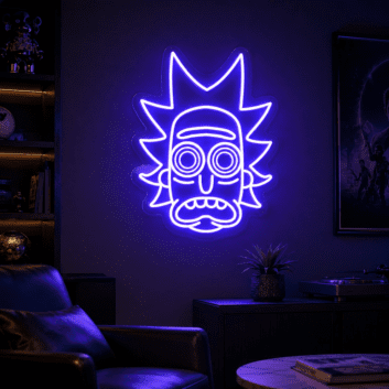 Psychedelic Rick Sign Neon Sign Perfect for Rick and Morty fans