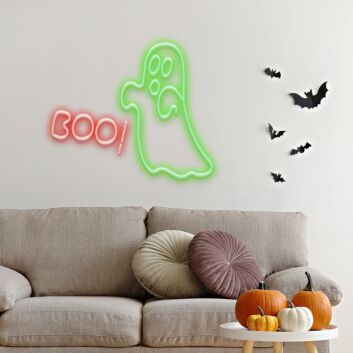 Ghost Custom Neon Sign v2 Perfect for Halloween decorations