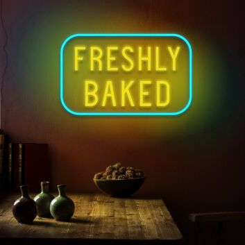 Freshly Baked Neon Sign Great for bakeries and kitchens