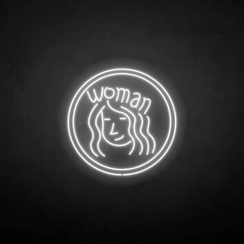 &#39;Woman&#39; neon sign