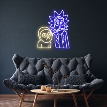 Rick And Morty Neon Sign Ideal for fans of the show