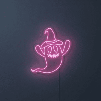 'Ghost' neon sign