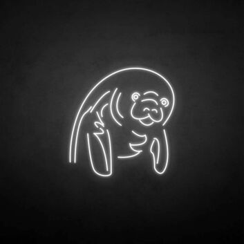 &#39;Walrus&#39; neon sign