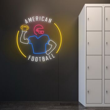 American Football Neon Sign Perfect for sports fans