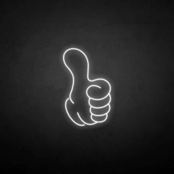 &#39;Thumps&#39; neon sign