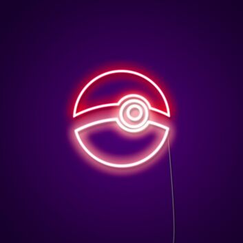 Pokeball Neon Sign Perfect for Anime fans