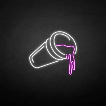 &#39;Spatter&#39; neon sign