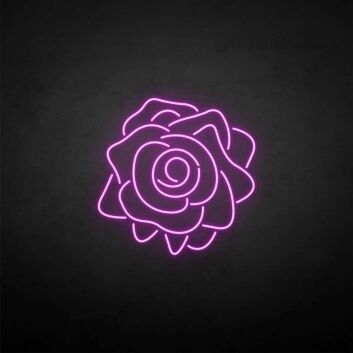 &#39;Rose3&#39; neon sign