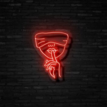 Shh Neon Sign Add a touch of mystery and quiet