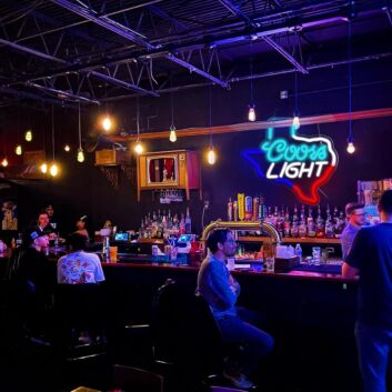 Full Color Gorgeous Light Bar Neon Sign Bedroom Decor