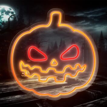 Halloween Jack-o’-Lantern Pumpkin LED Neon Sign