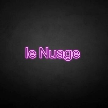 le Nuage&#39; neon sign