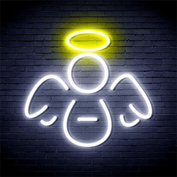 Brighten Up Your Child&#039;s Bedroom or Playroom with the Angel Kid Room LED Neon Sign – Perfect for Nurseries and Birthday Celebrations!