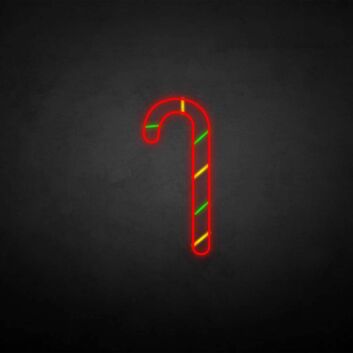Marry Christmas Candy Cane Neon Sign