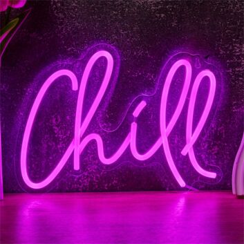 Brighten Up Your Space: Backboard LED Neon Chill Bedroom Decorative Light Perfect for Home Decor, Bars, and Cozy Celebrations
