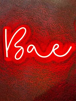 Brighten Your Space: From Weddings to Bars with Bae Custom LED Neon Light.