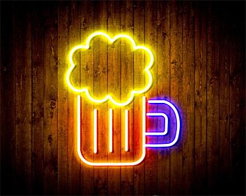 Elevate Your Bar, Party, or Man Cave Ambiance with the Beer LED Neon Sign.