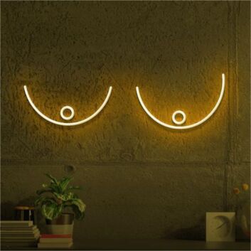 Brighten Your Bedroom or Add Flair to Your Next Party with the Boob Body Aesthetics LED Neon Light.