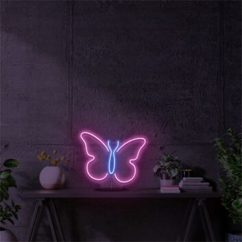 Brighten Up Any Space with Butterfly LED Neon Wall Decoration LED Neon Sign - Perfect for Home Decor, Office Ambiance, Storefronts, Bars, and Weddings.