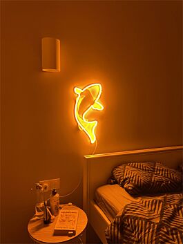 Brighten Up Your Space: Carp Fish LED Neon Sign for Home Decor, Bars, and Festive Celebrations