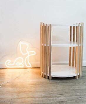 Sitting Cat Side-Profile LED Neon Sign