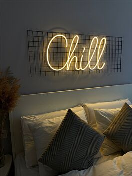 Chill Cursive LED Neon Sign
