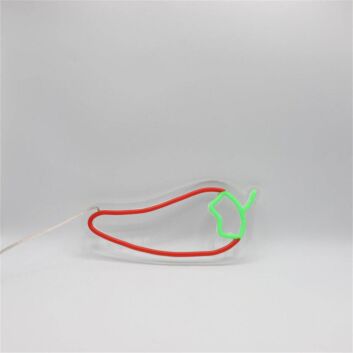 Spice Up Your Kitchen, Bar, or Restaurant Ambiance with the Chilli Pepper LED Neon Sign.
