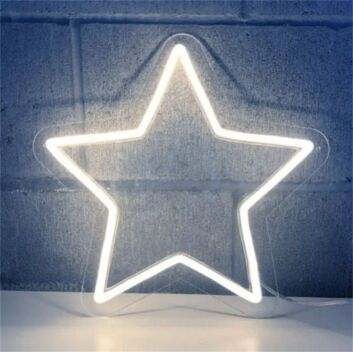 Brighten Festive Celebrations and Storefronts with the Christmas Star LED Neon Sign.