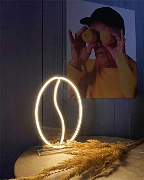 Brighten Your Cafe or Home with the Warm Glow of the Coffee Bean LED Neon Sign – Perfect for Bars, Weddings, and Coffee-Themed Decorations.