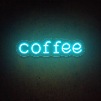 Brighten Your Café or Home Bar with the Coffee LED For Business Neon Sign - Perfect for Creating an Inviting Atmosphere at Parties or Gatherings.