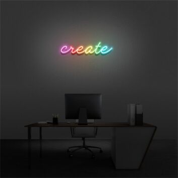 Brighten Up Your Space: Colorful Create LED Neon Sign for Bars, Weddings, and Cozy Home Decor